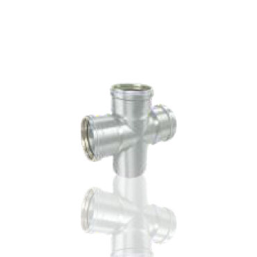 uPVC SWR Drainage System Double Tee