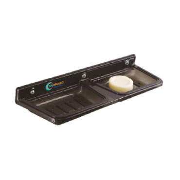 Charcoal Soap Dish Double