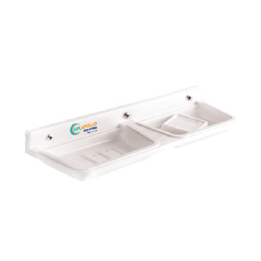 PTMT Soap Dish White Double